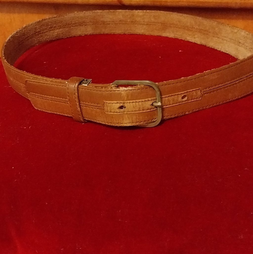 Classic Tan Leather Belt